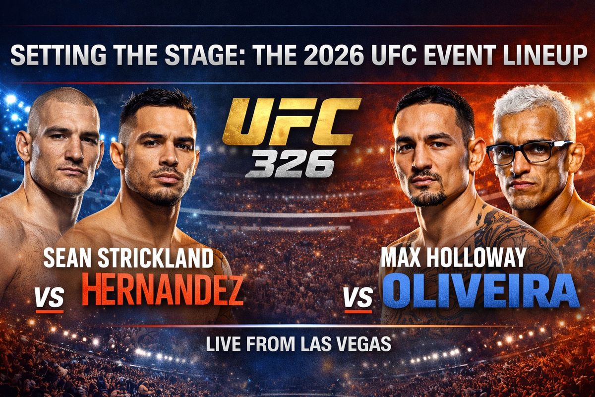 UFC 2026 Event Lineup: Major Fights and What They Mean