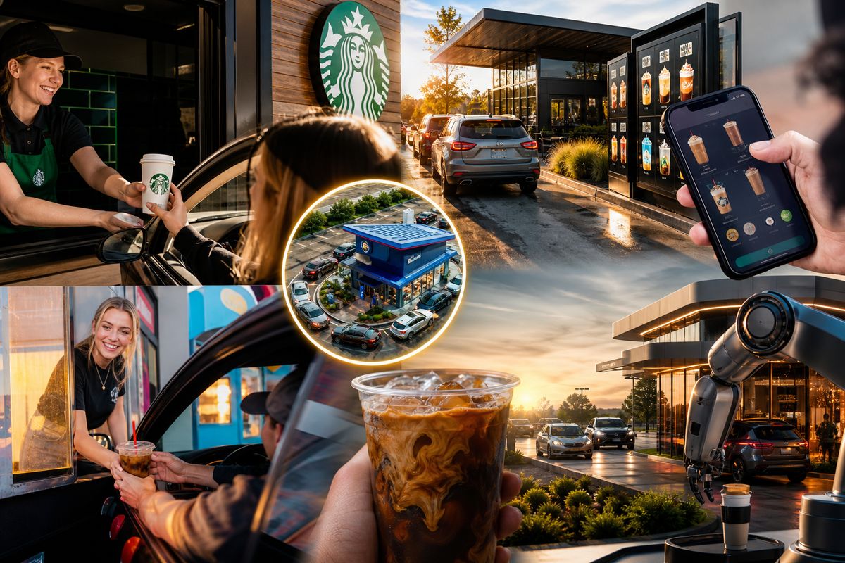 Drive-Thru Coffee in 2026: Starbucks vs 7 Brew and the Battle for Speed and Convenience