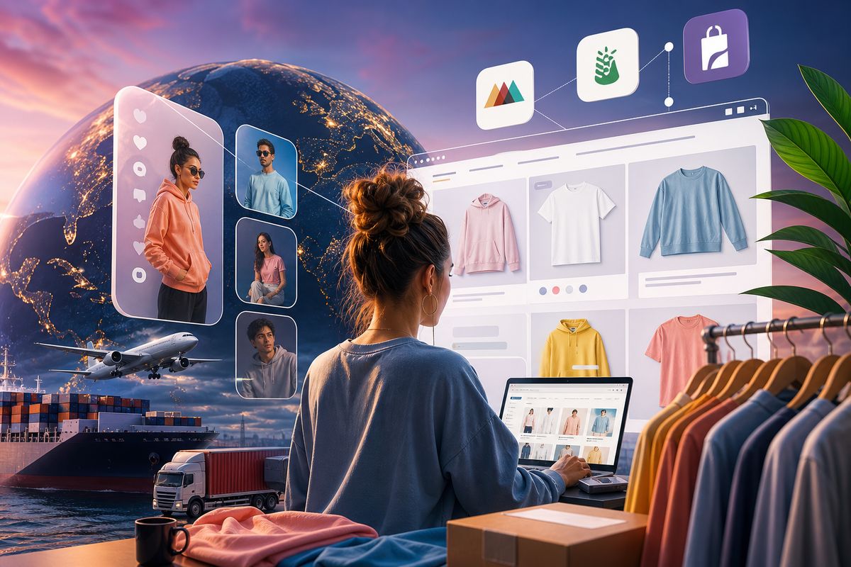 How to Start an Online Clothing Store in 2026: POD, Platforms and the New Social-First Playbook