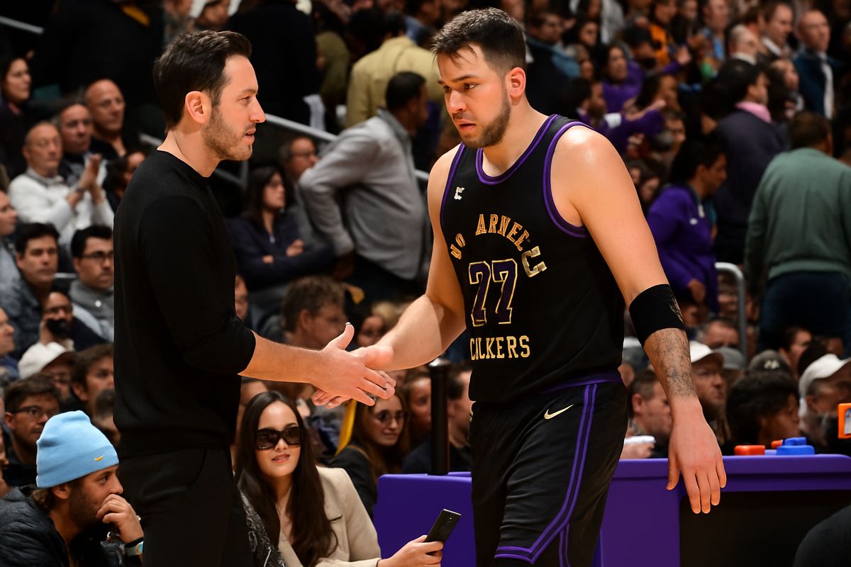 Lakers' JJ Redick Addresses Viral Sideline Exchange with Luka Doncic