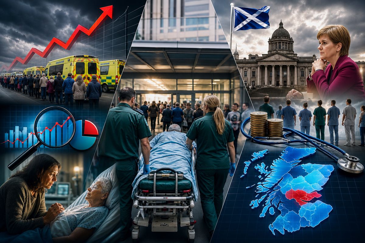 Median A&E waiting times soar at NHS Lothian despite record staff and funding