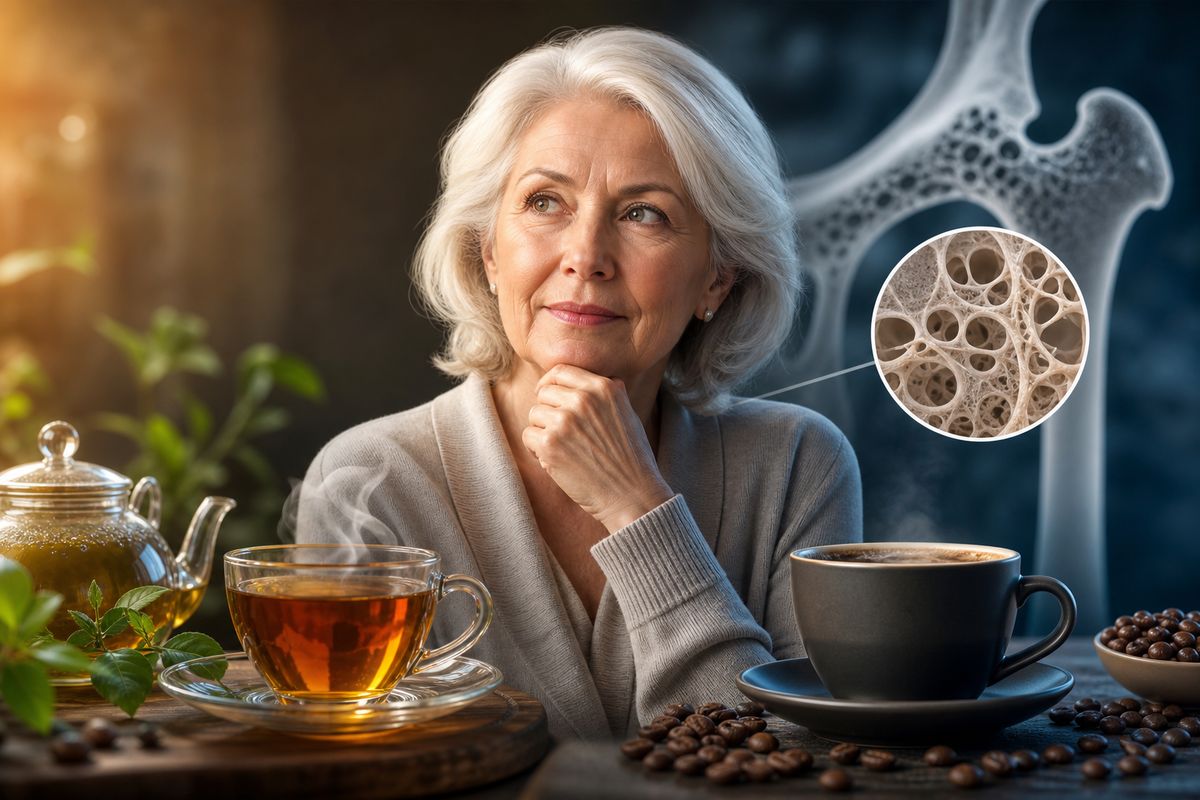 Tea vs Coffee: How Your Daily Brew Could Affect Osteoporosis Risk in Older Women