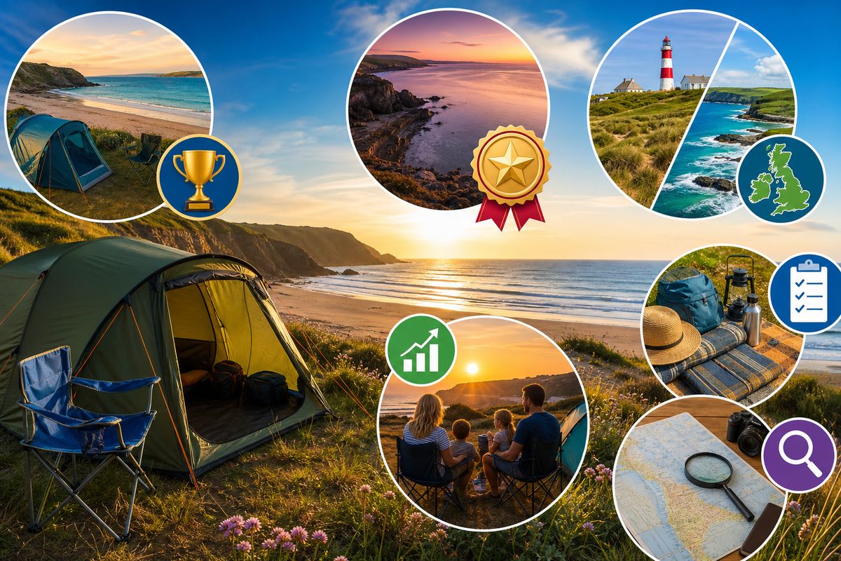 UK's Best Campsite by the Sea: £26 per Night and Metres from the Beach