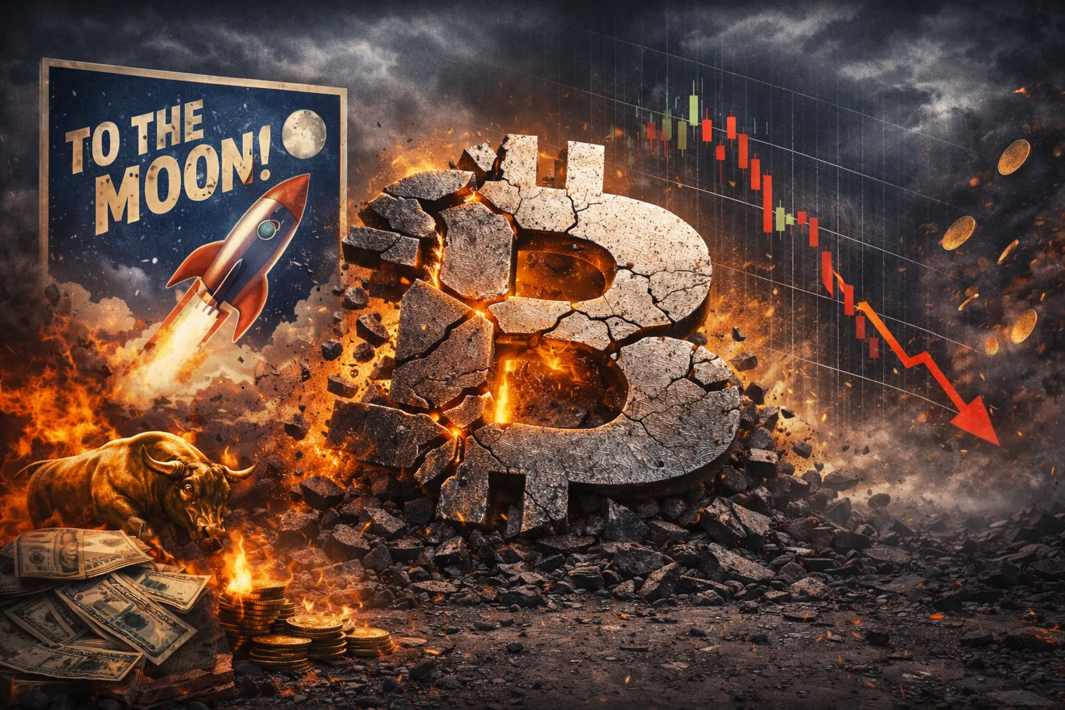 Why is bitcoin crashing right now?